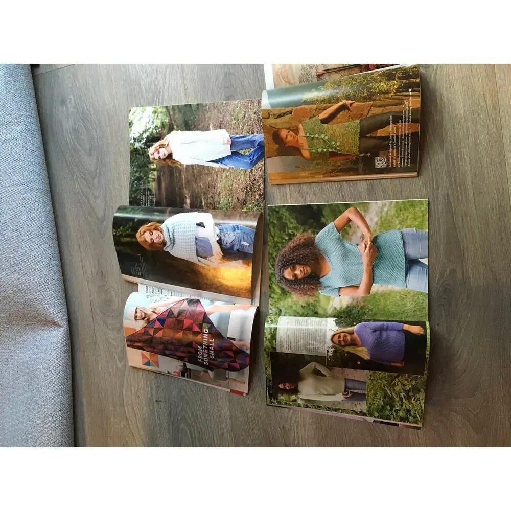 Noro Knitting Pattern Magazines *LOT OF 4* Sweater Scarf Hat Handmade Craft